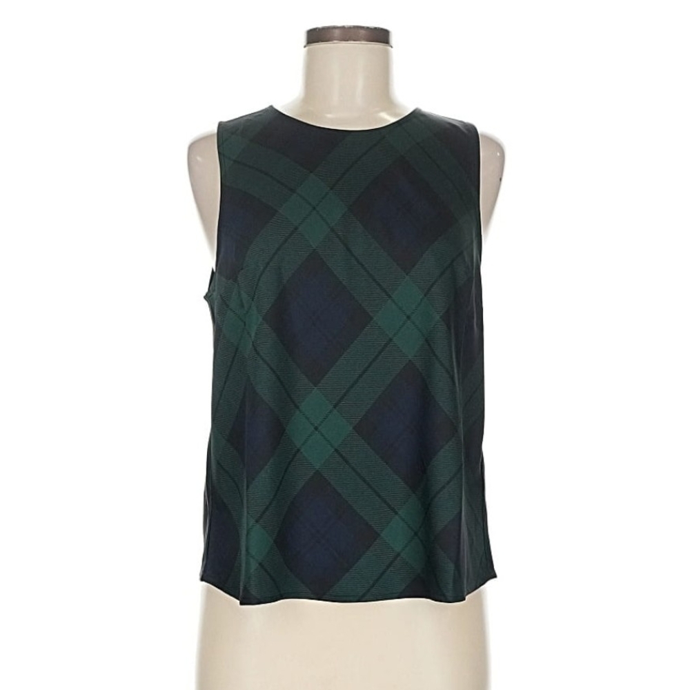 J. Crew Plaid Blouse